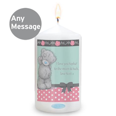Personalised Me to You Bear Pastel Belle Candle £10.99